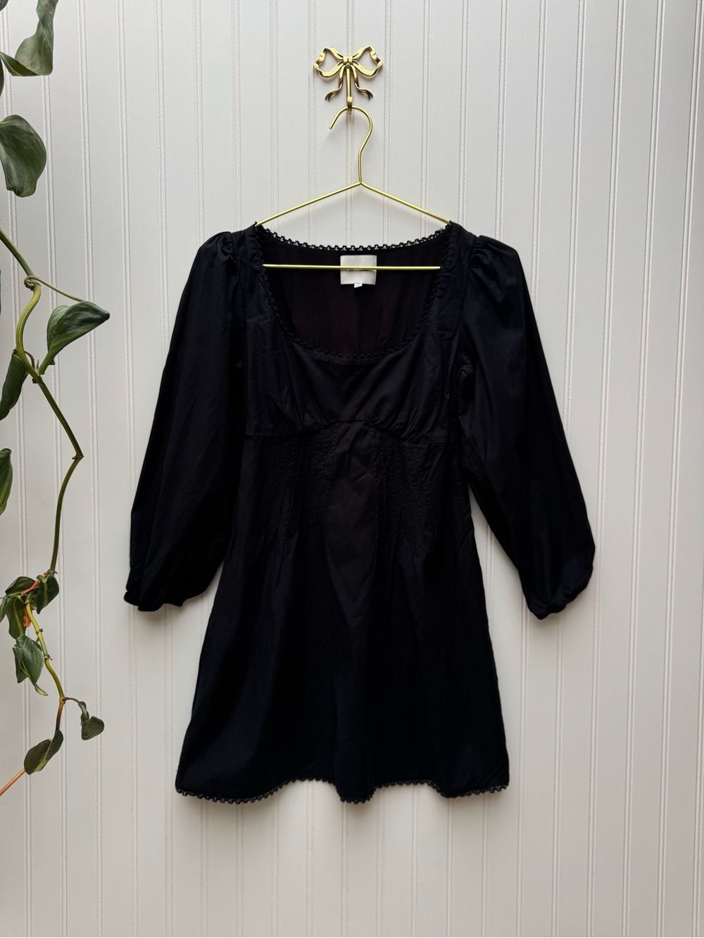 REFORMATION Miara Dress Black S - Picture 3 of 8